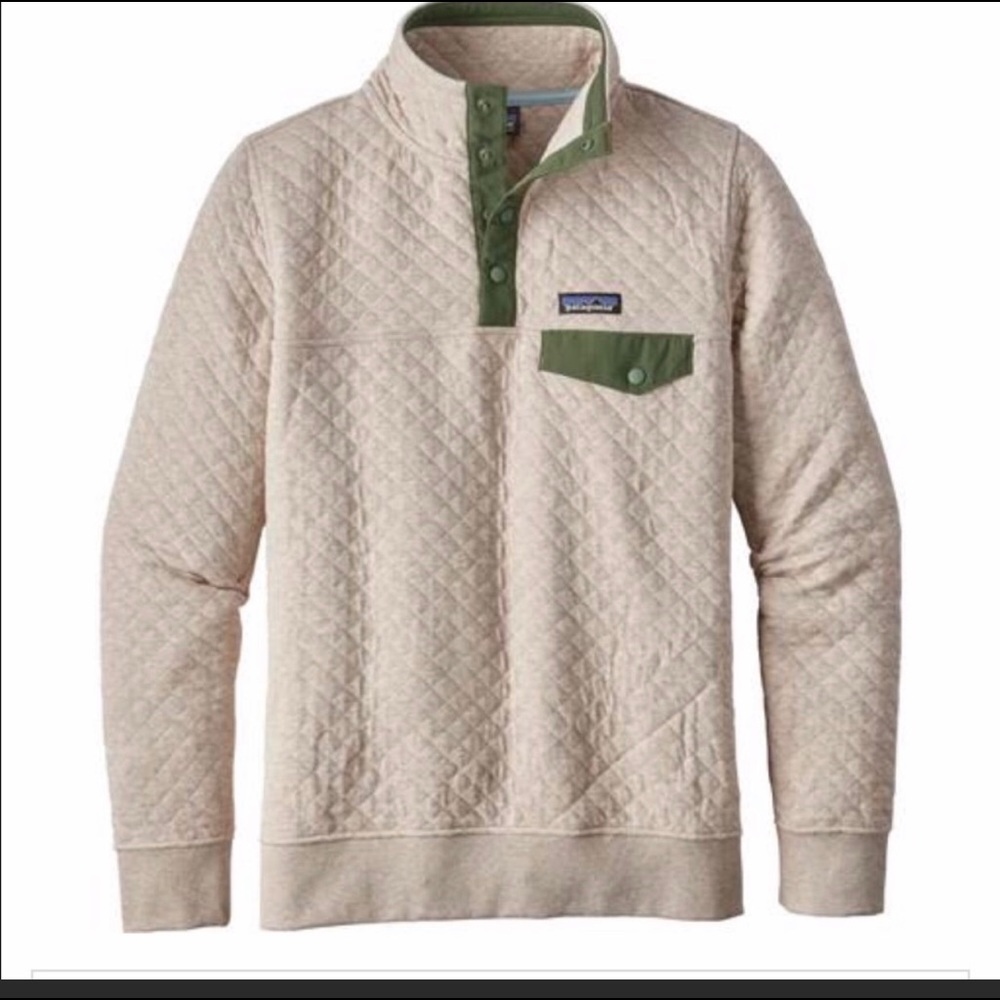 Medium. Patagonia quilted snap t pullover